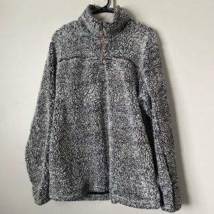 Super soft grey Sherpa jacket